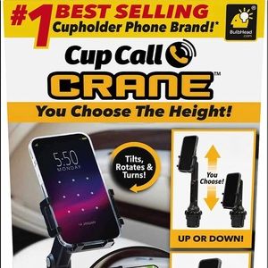 Phone Crane Mount for Car, As Seen On TV by BulbHead.